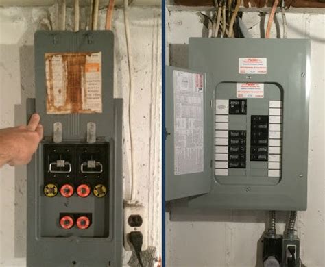 average cost of electrical box changeout|electrical panel box replacement cost.